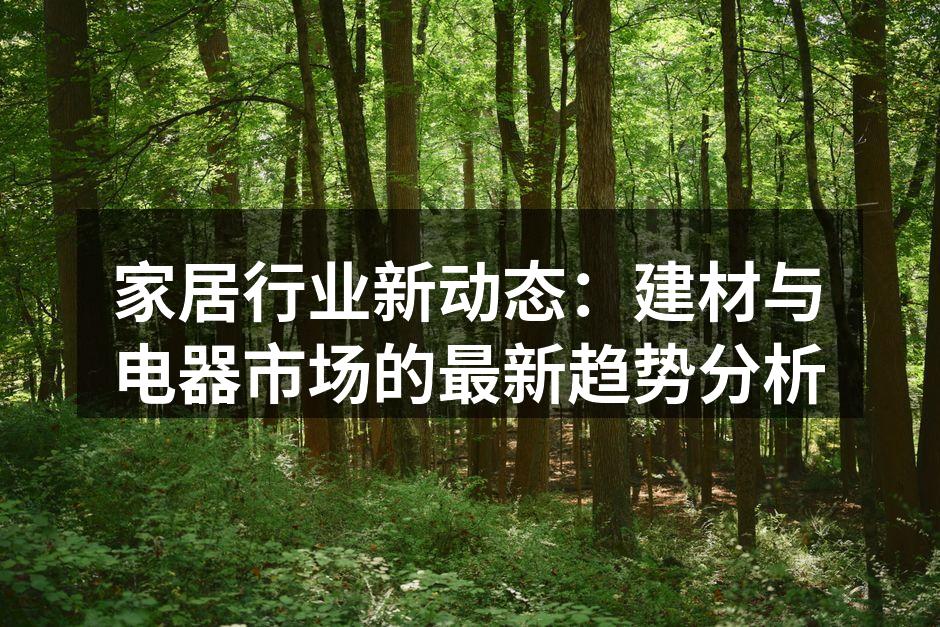 智能家居产品的展示